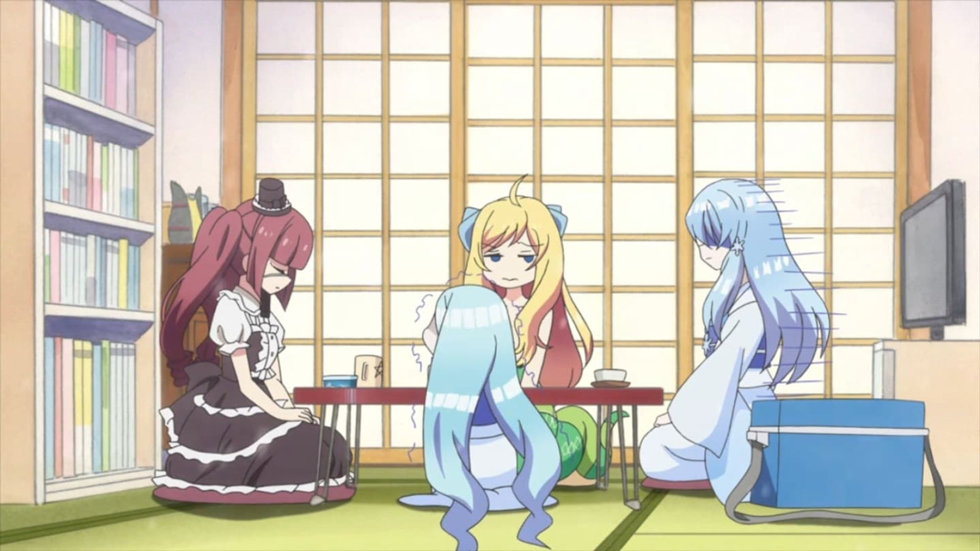 Jashin-chan Dropkick background