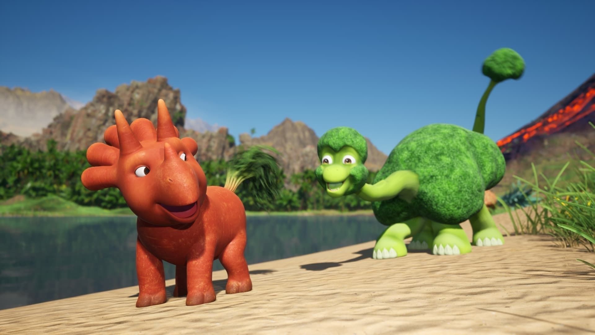 Ginger and the Vegesaurs background