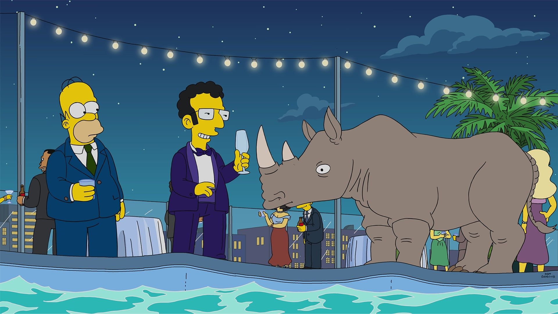 The Simpsons background