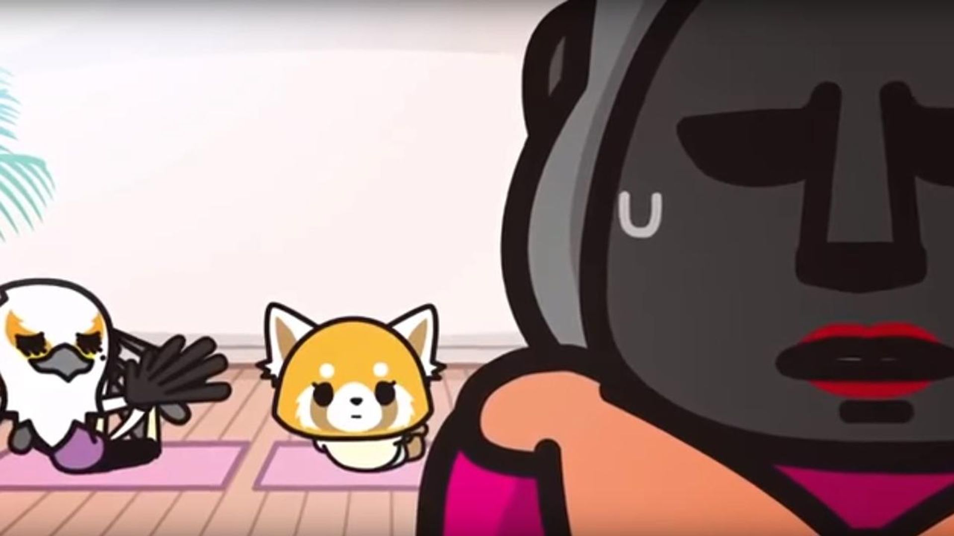 Aggretsuko background