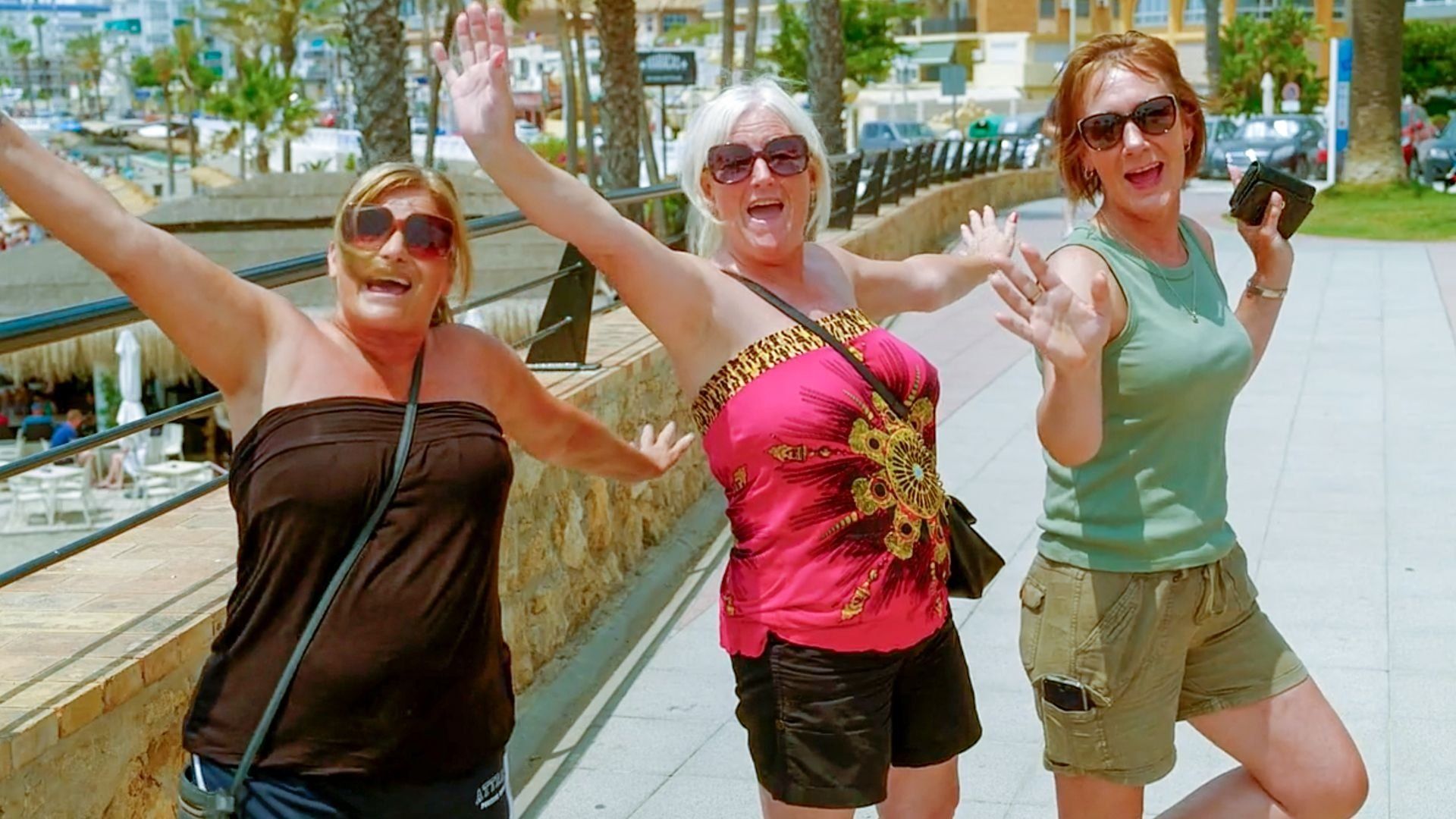 Bargain-Loving Brits in the Sun background