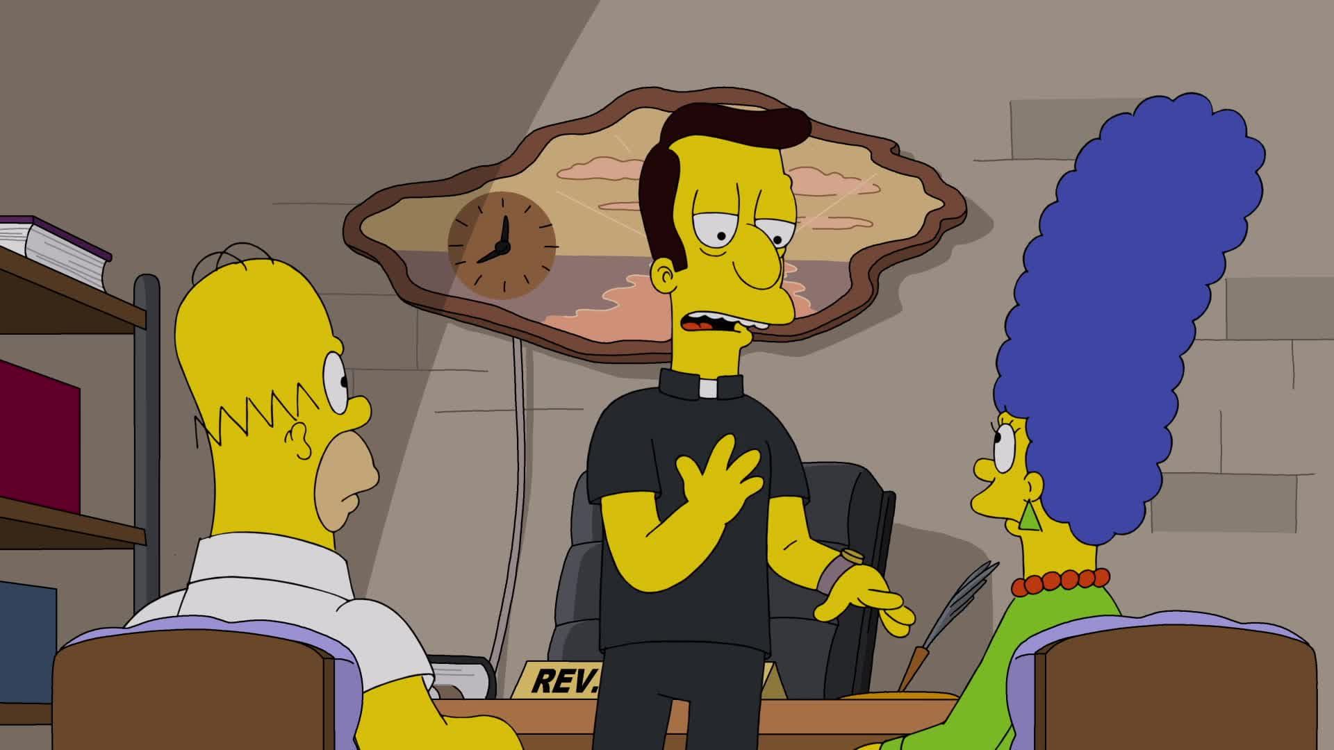 The Simpsons background