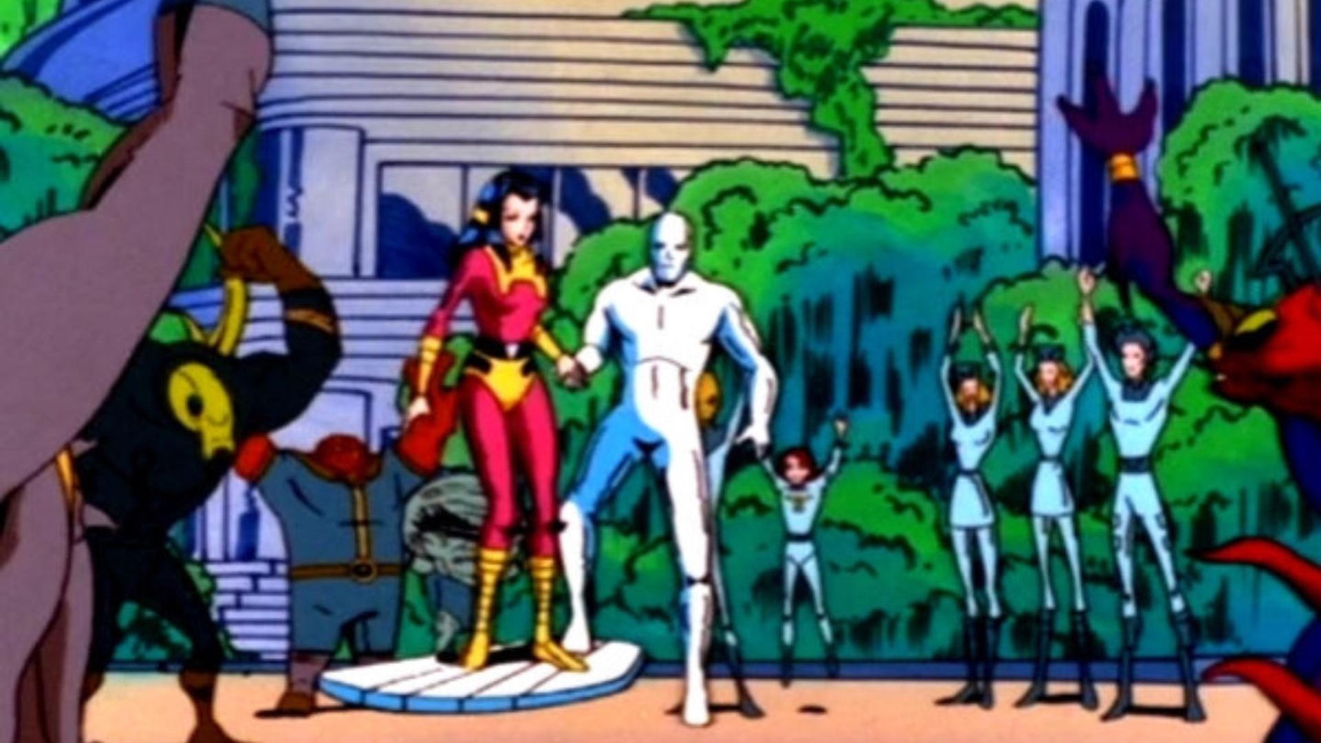 Silver Surfer background