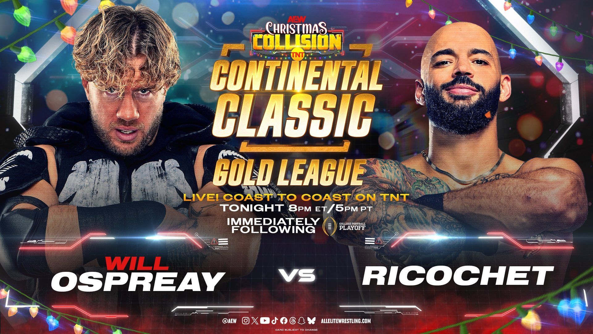 AEW Collision background