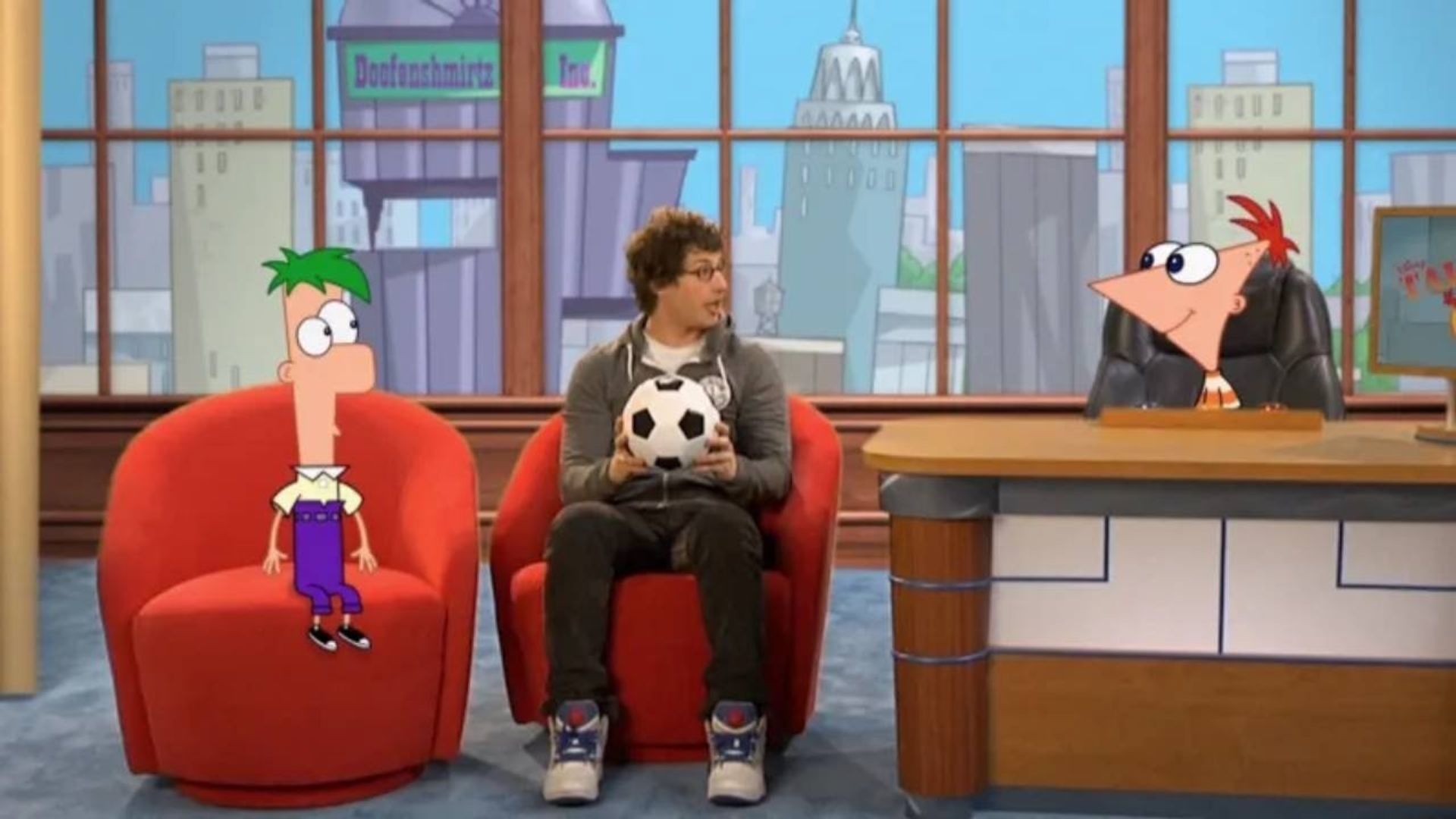 Take Two with Phineas and Ferb background