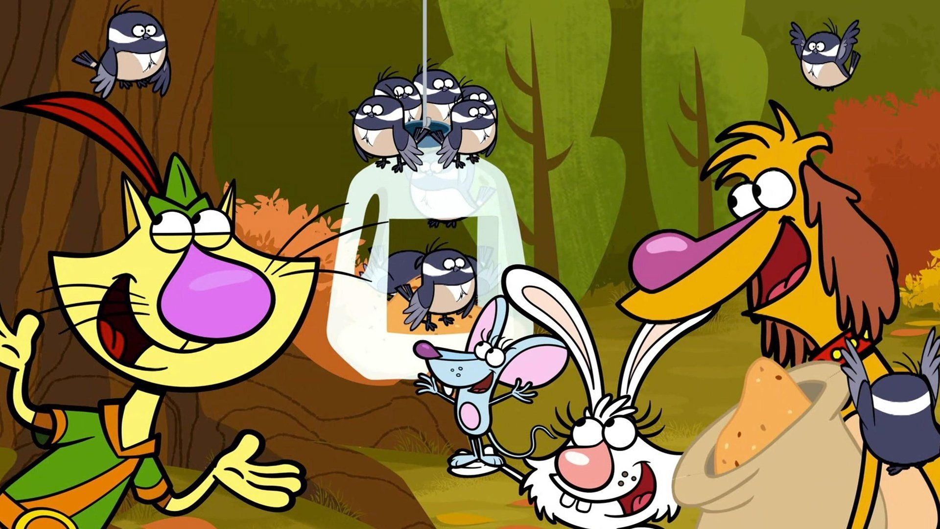 Nature Cat background