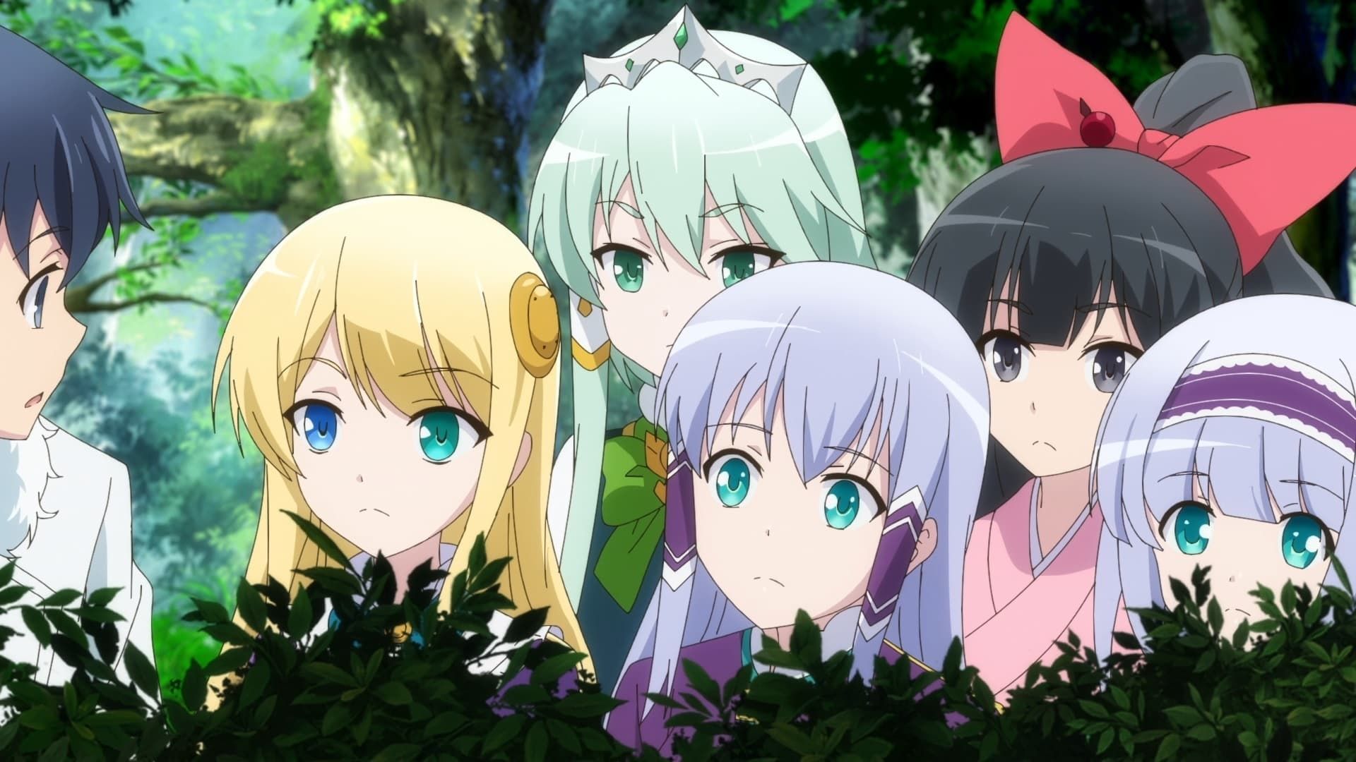 Isekai wa smartphone to tomo ni. background
