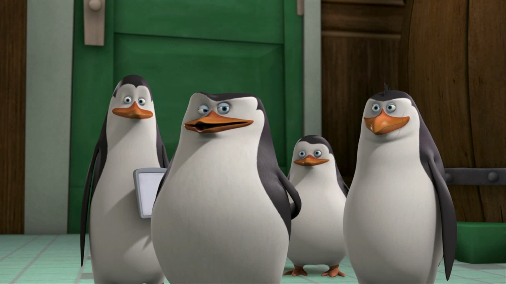 The Penguins of Madagascar background