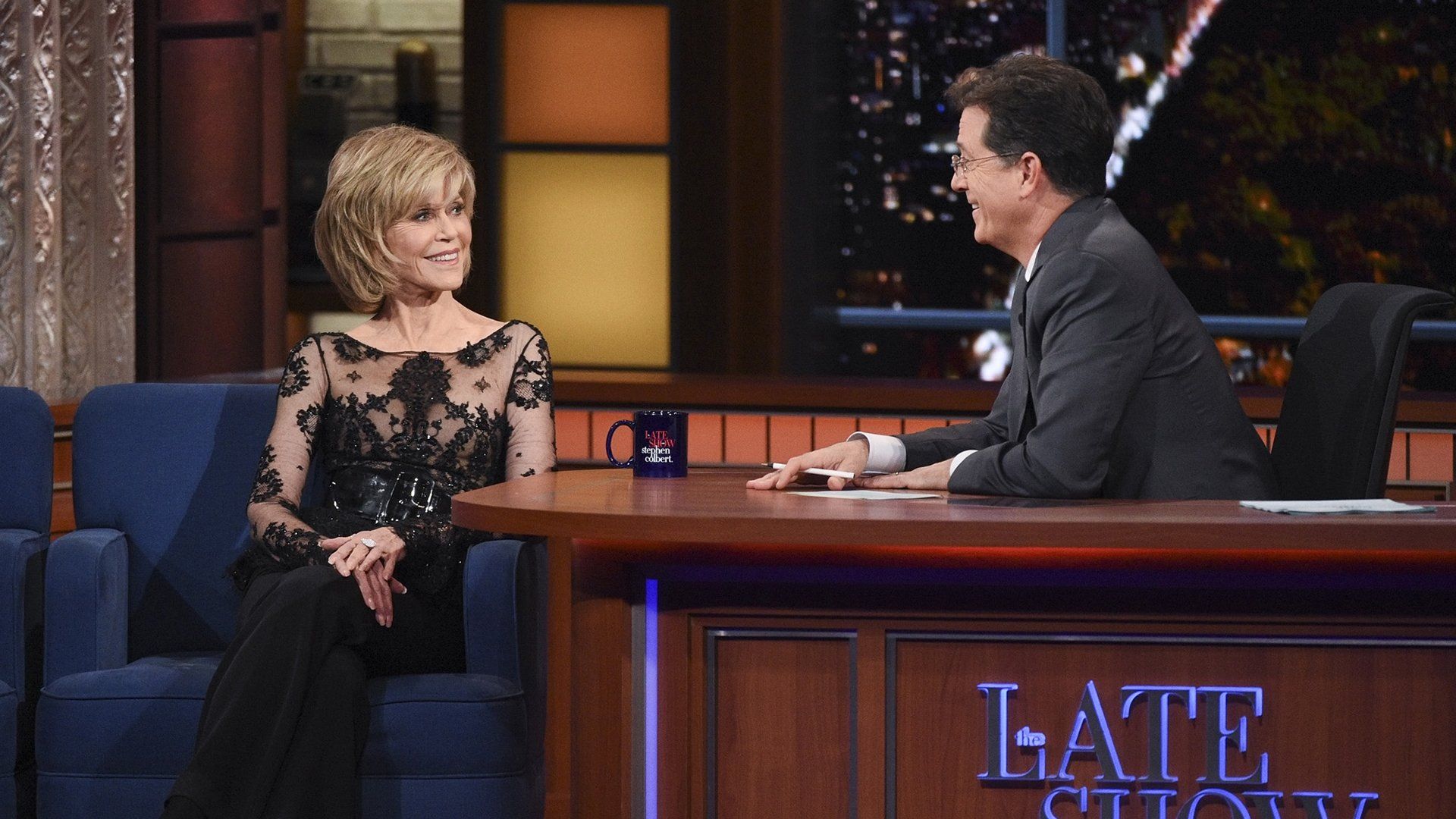 The Late Show with Stephen Colbert background