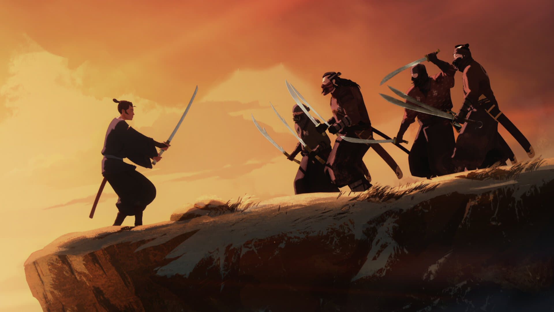 Blue Eye Samurai background