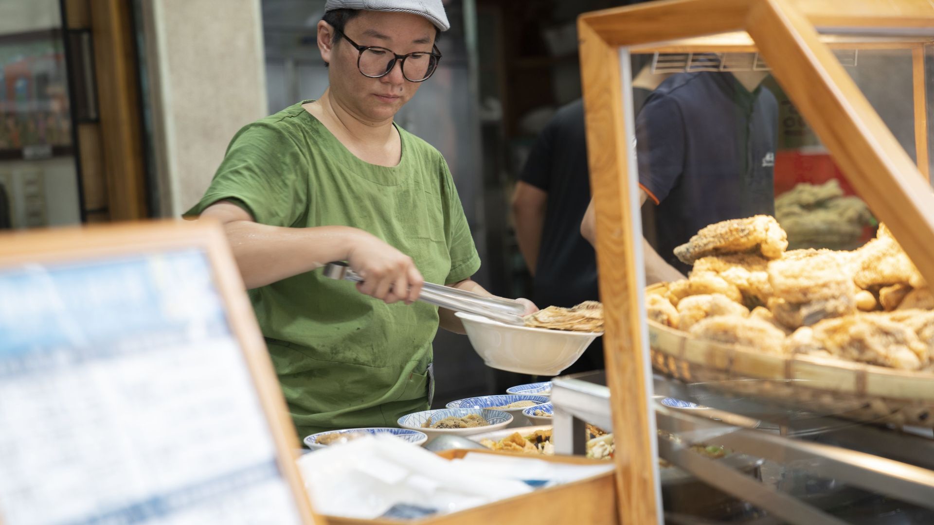 Street Food: Asia background