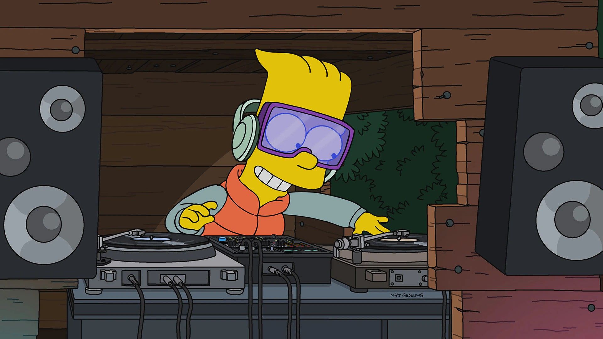 The Simpsons background