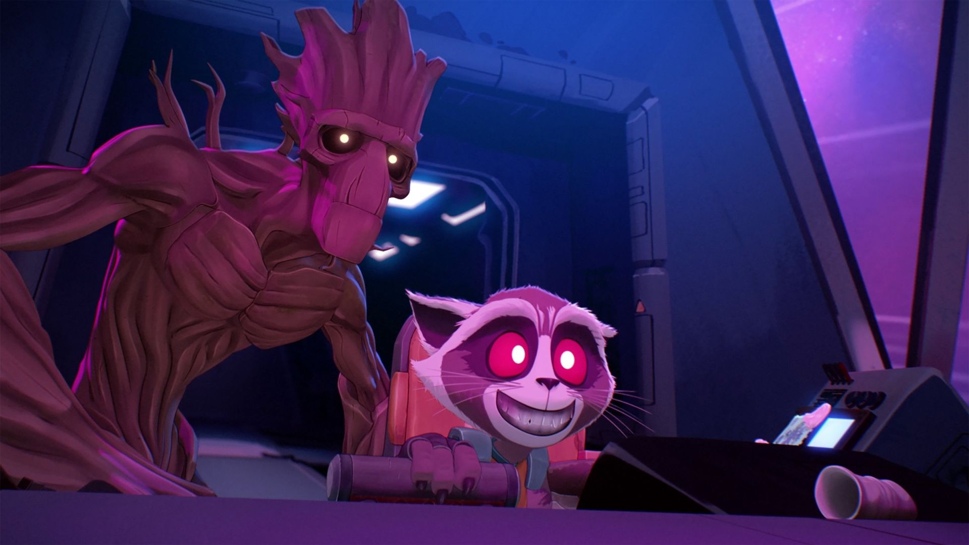 Rocket & Groot background