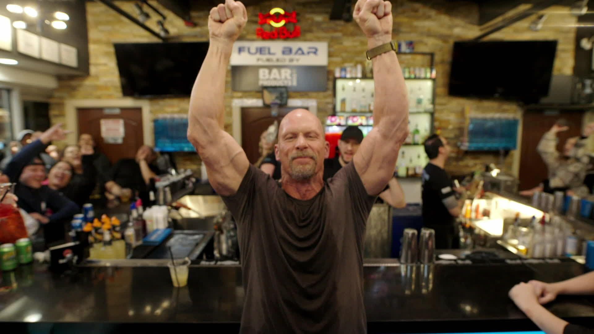 Stone Cold Takes on America background