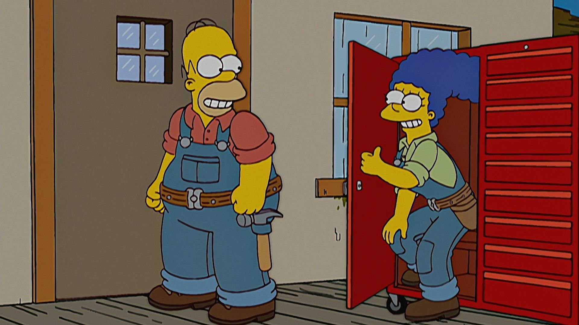 The Simpsons background
