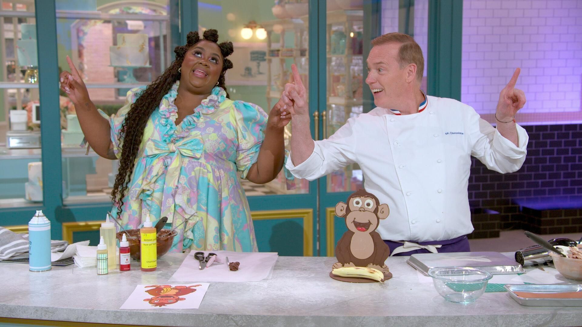 The Big Nailed It Baking Challenge background