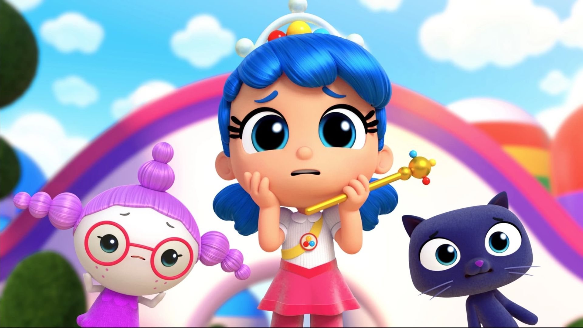 True and the Rainbow Kingdom background