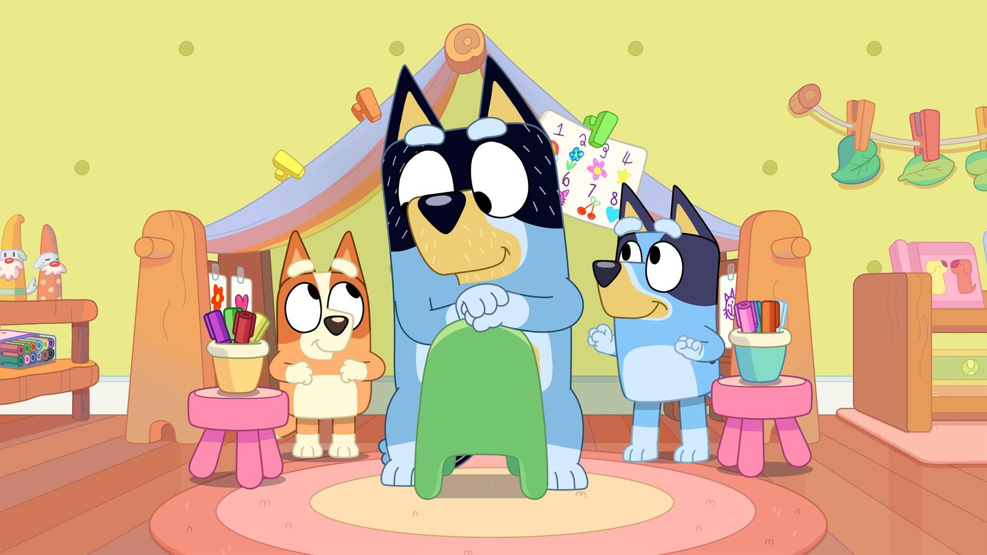 Bluey Minisodes background