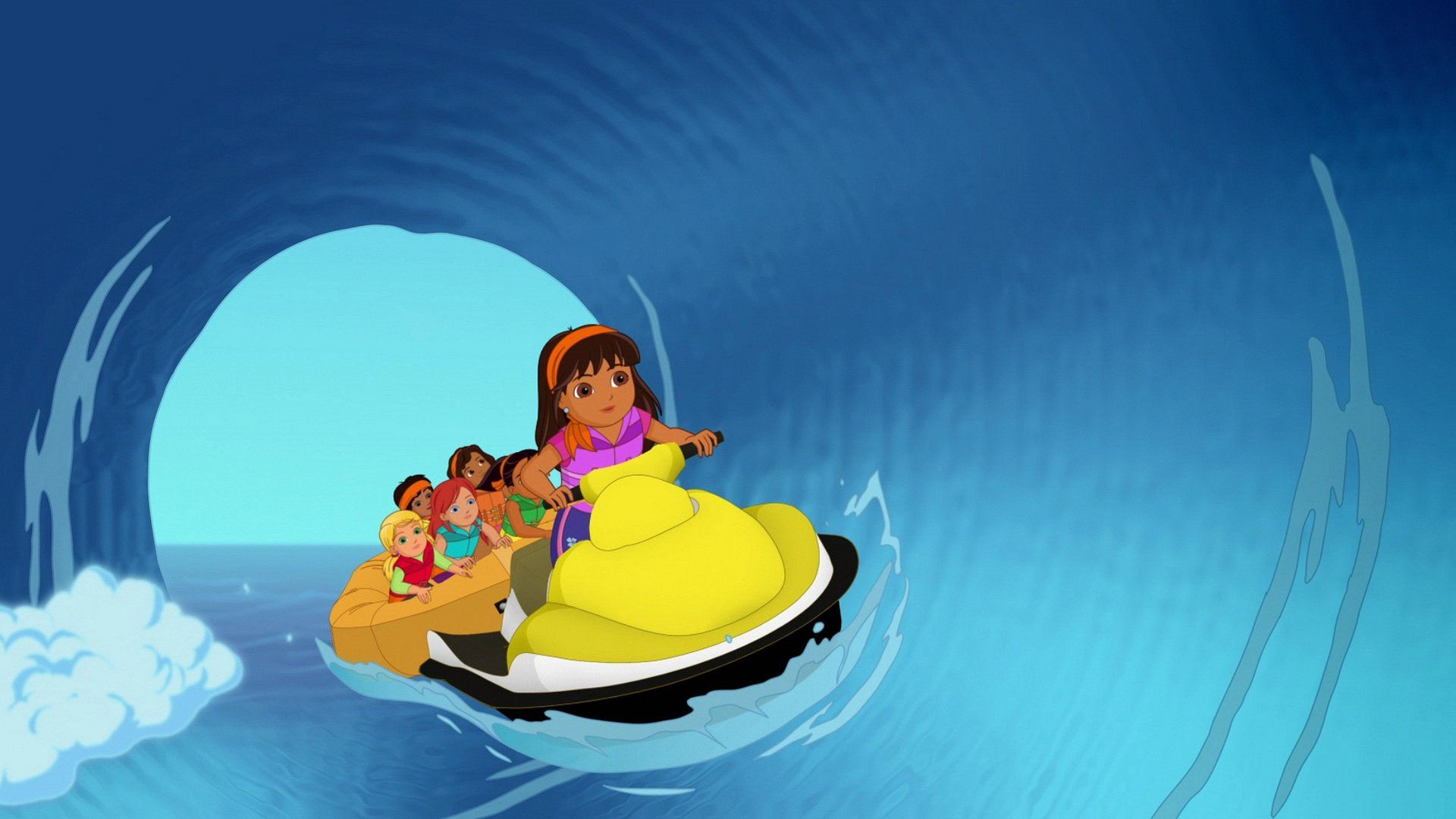 Dora and Friends: Into the City! background