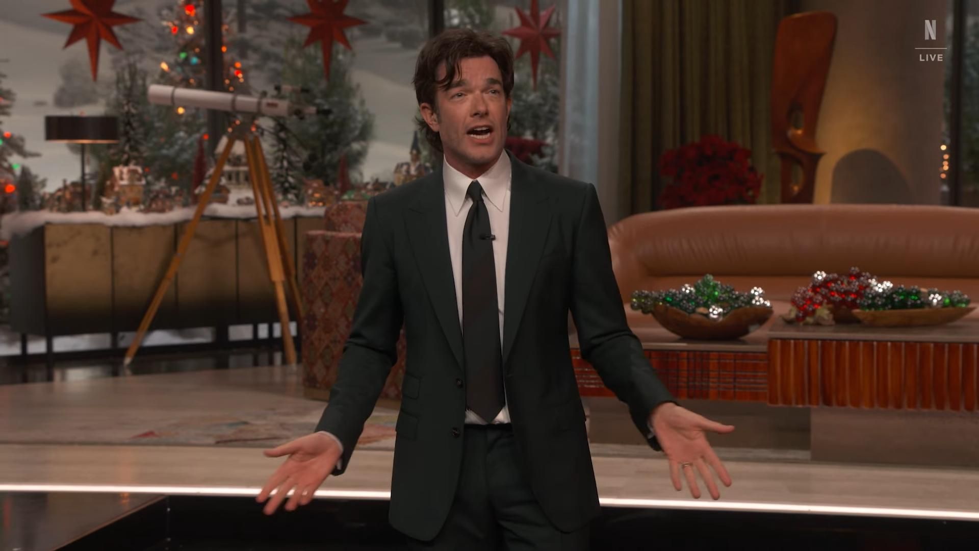 Everybody's Live with John Mulaney background