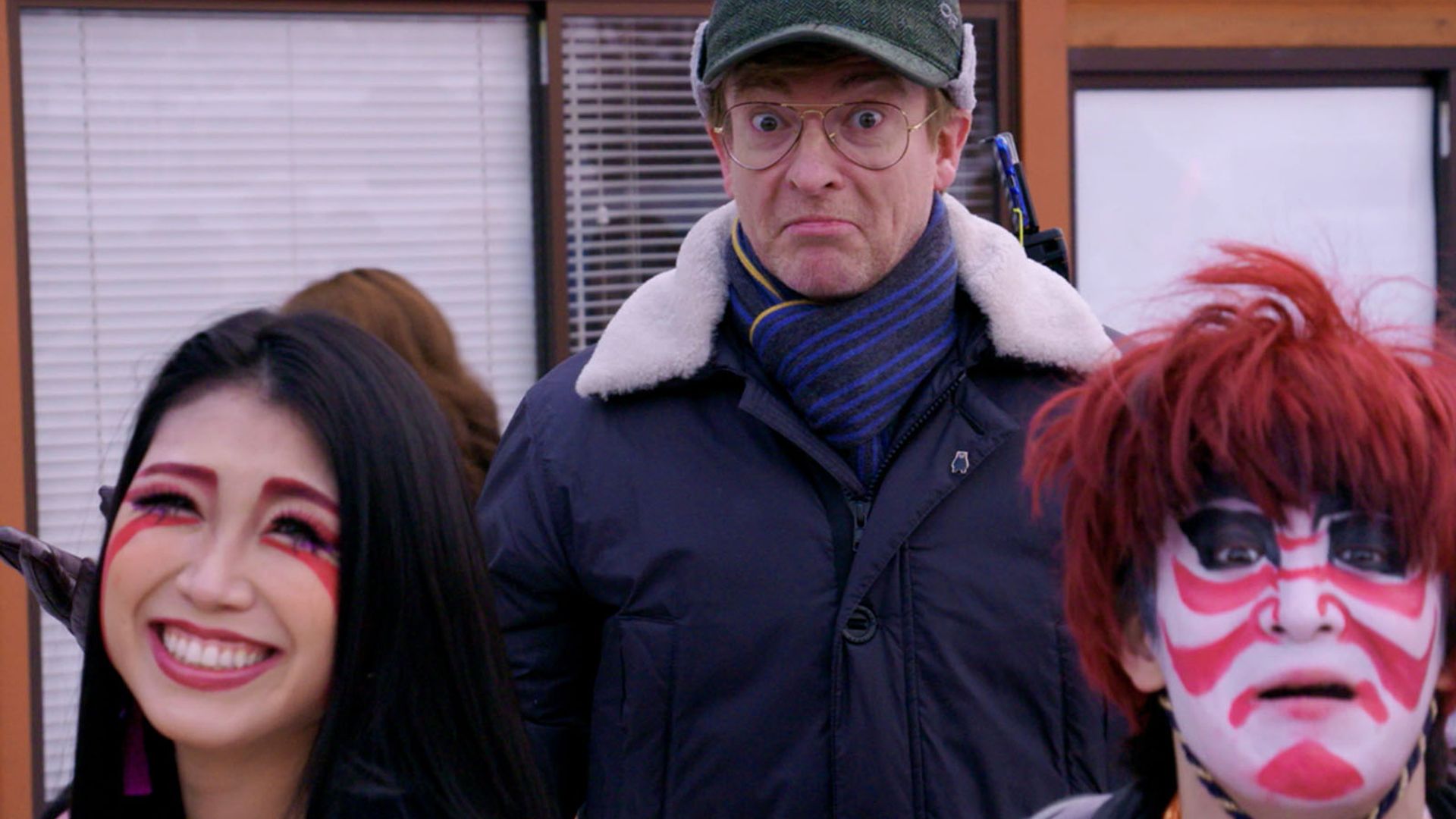 Rhys Darby in Japan background