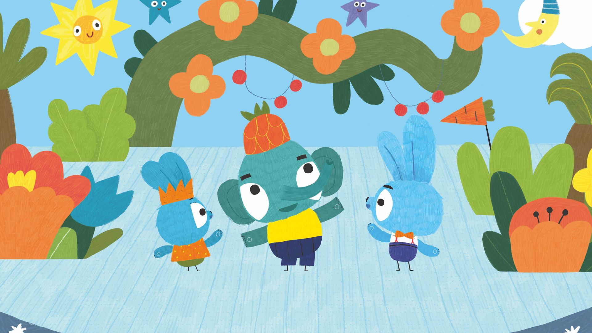 Brave Bunnies background