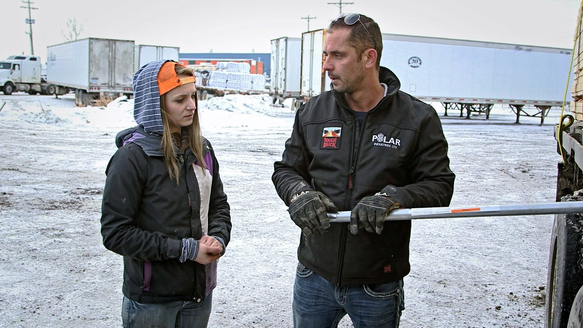 Ice Road Truckers background