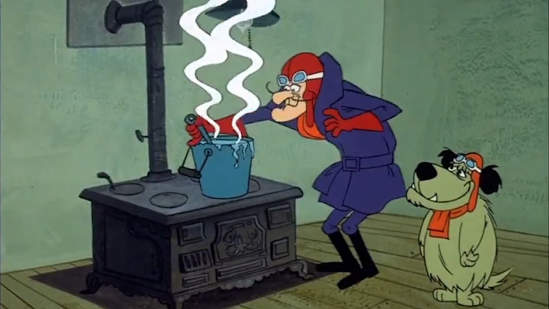 Dastardly and Muttley in Their Flying Machines background