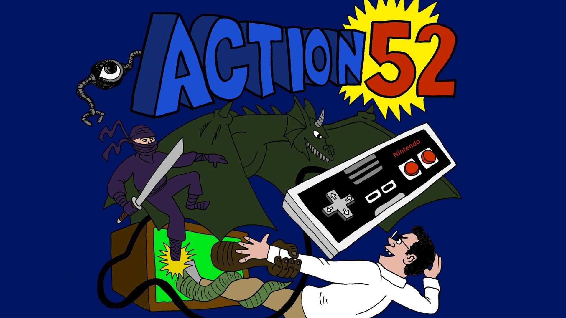 The Angry Video Game Nerd background