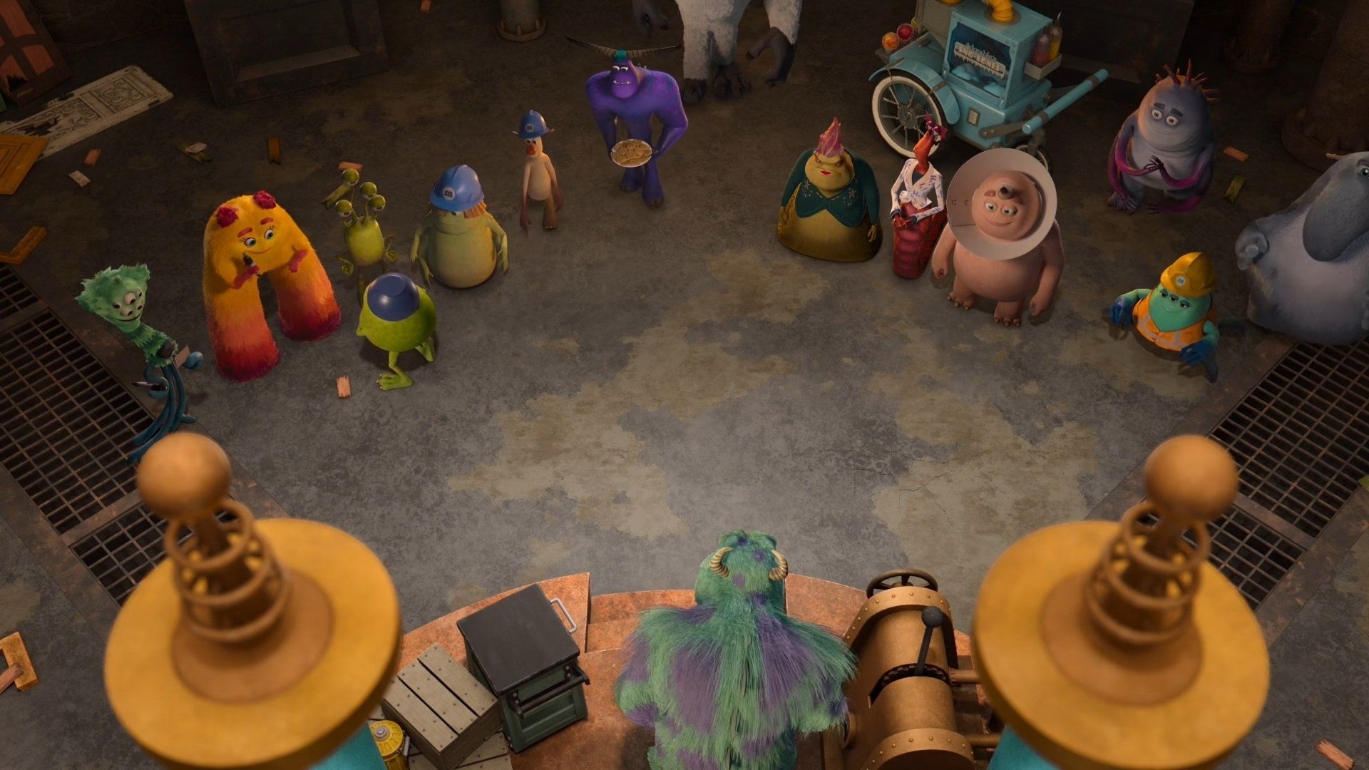 Monsters at Work background