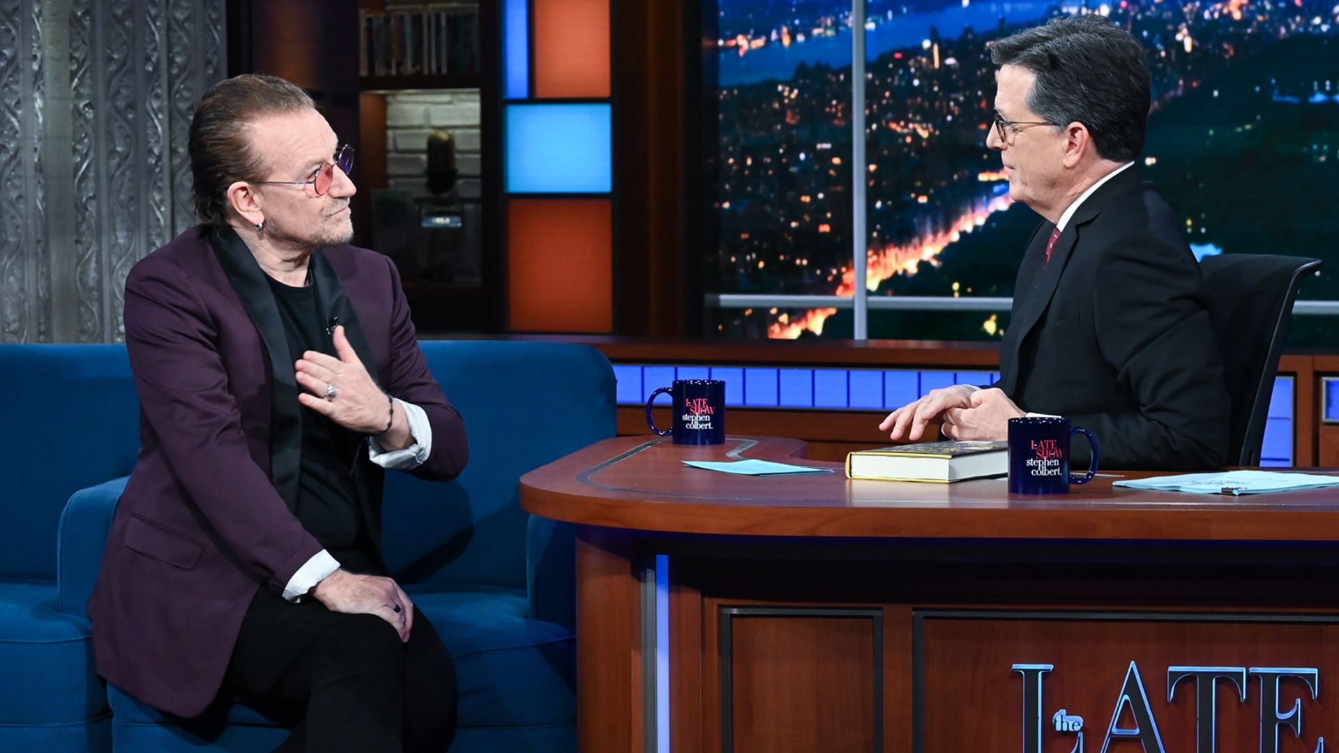 The Late Show with Stephen Colbert background