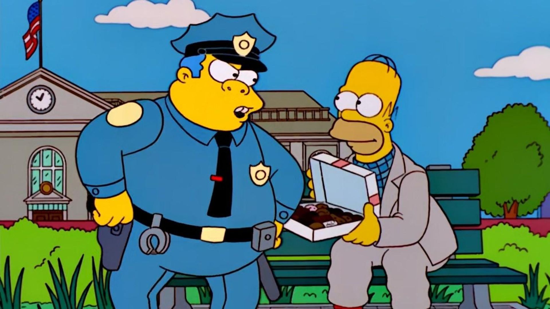 The Simpsons background
