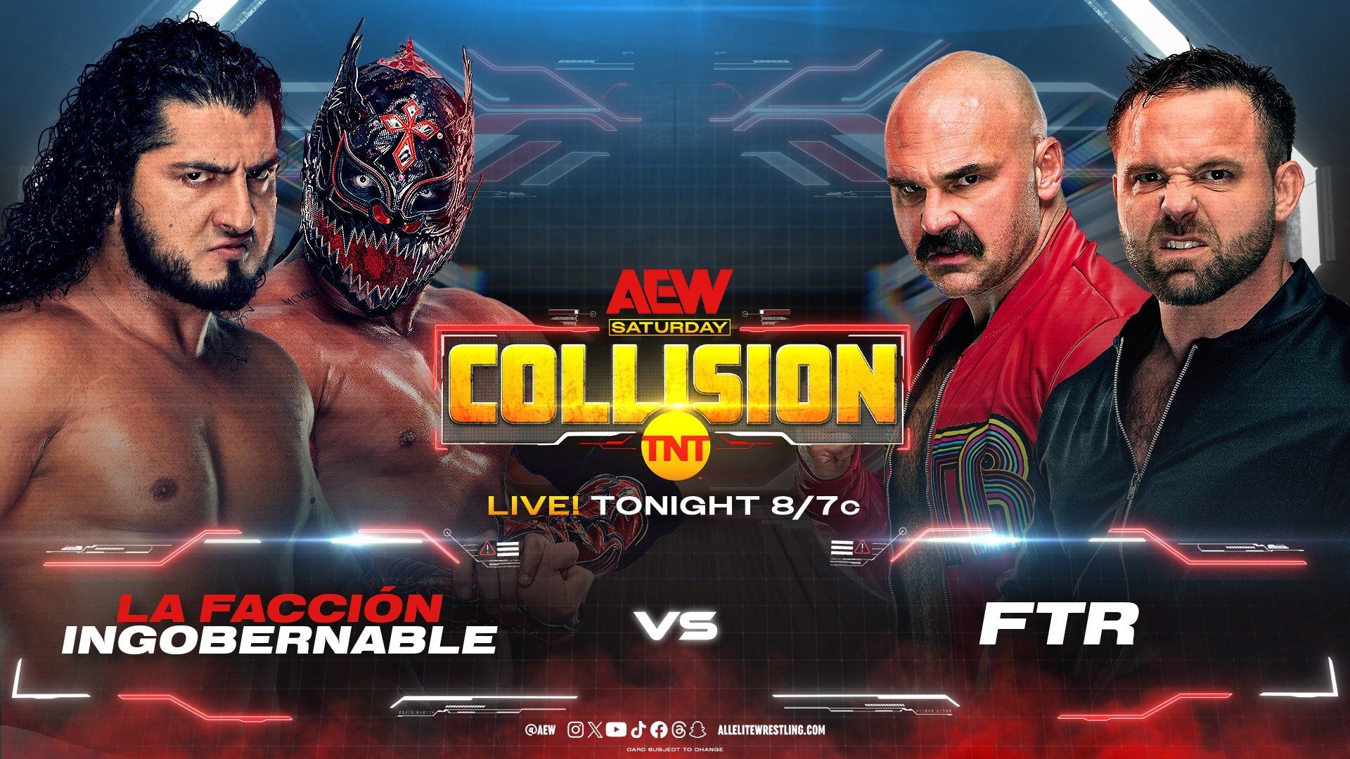 AEW Collision background