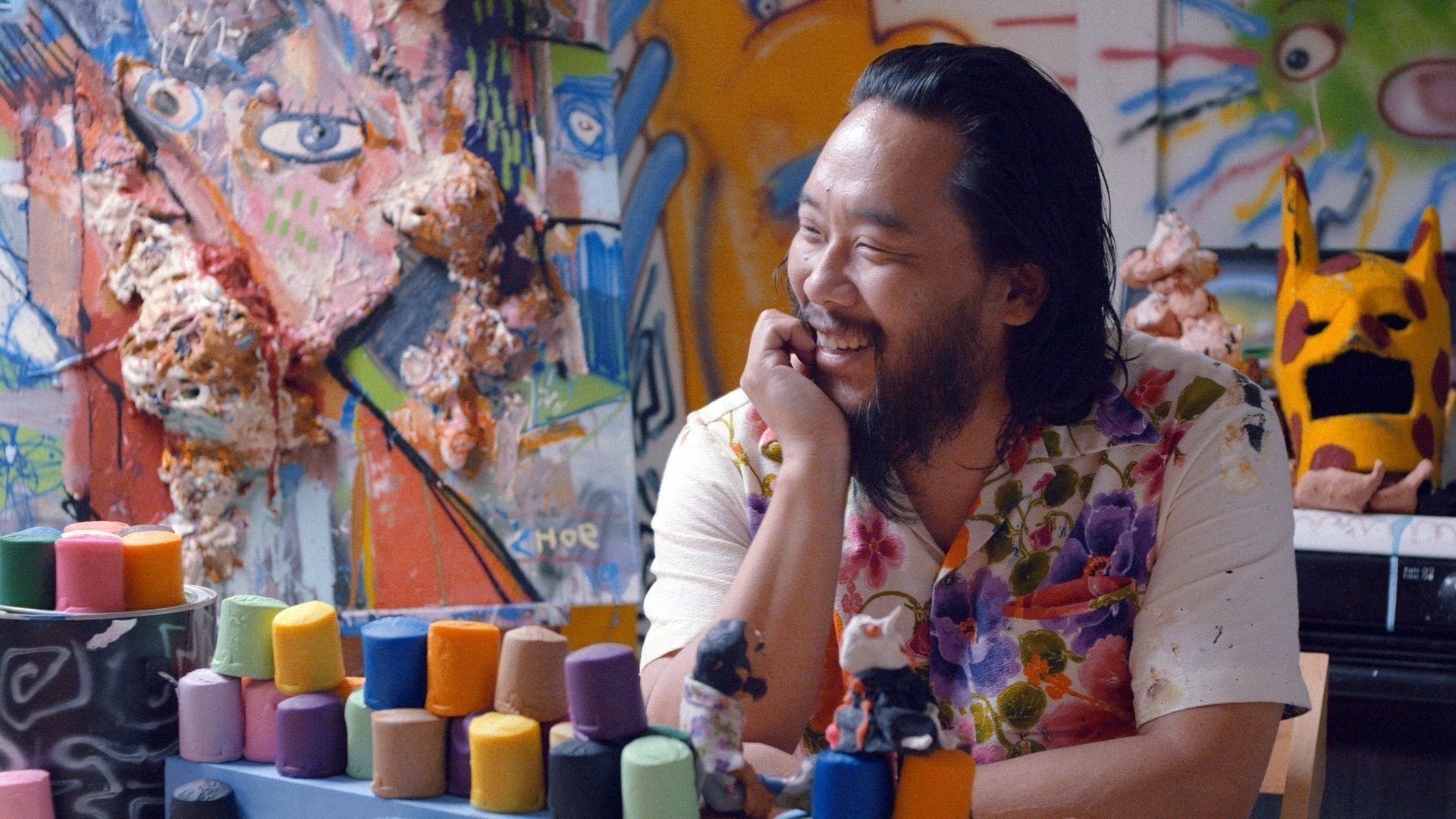 The Choe Show background