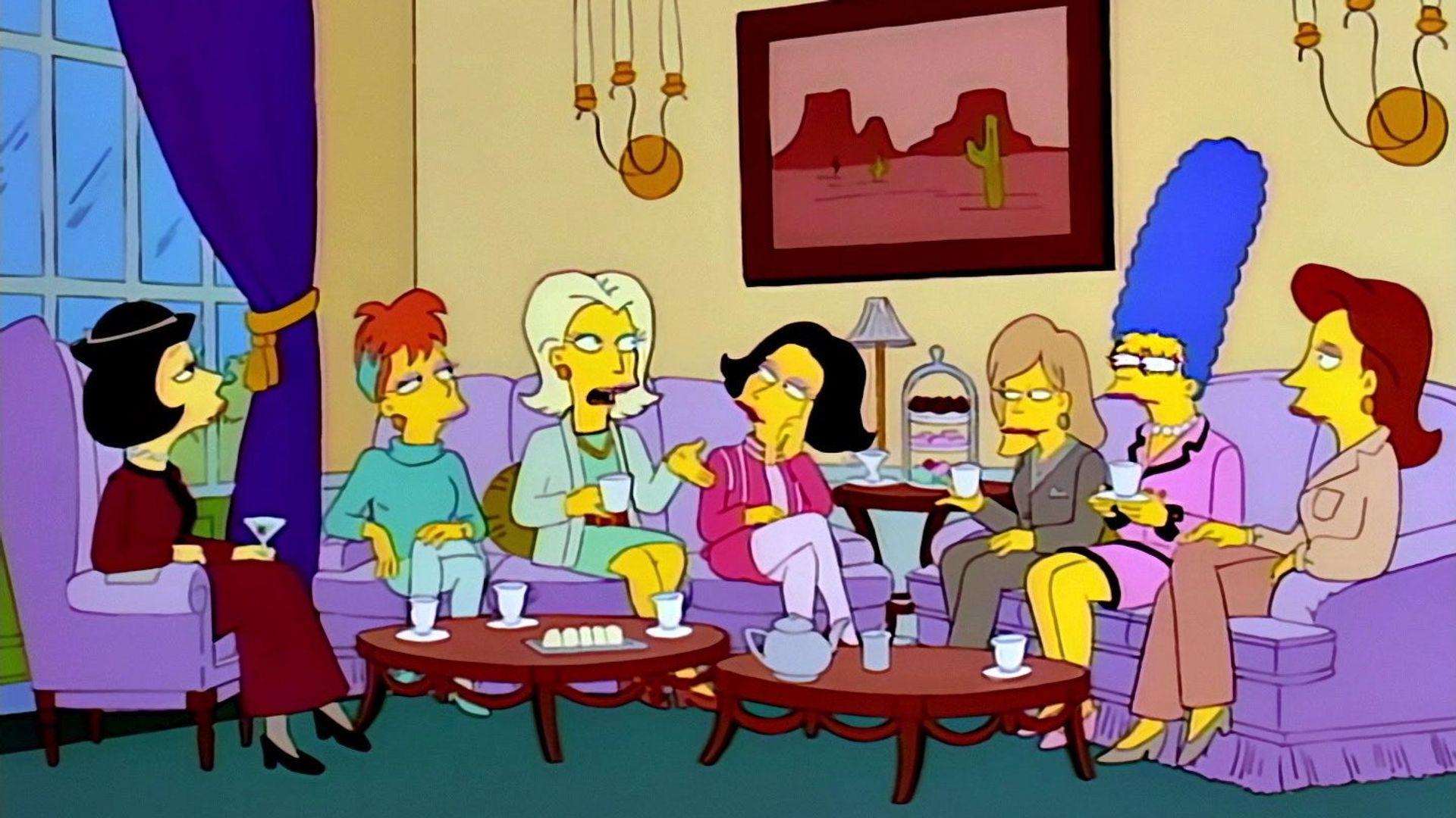 The Simpsons background