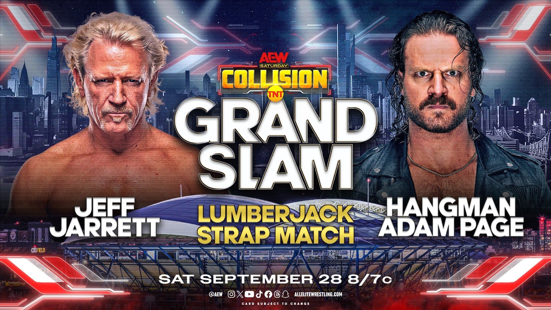 AEW Collision background