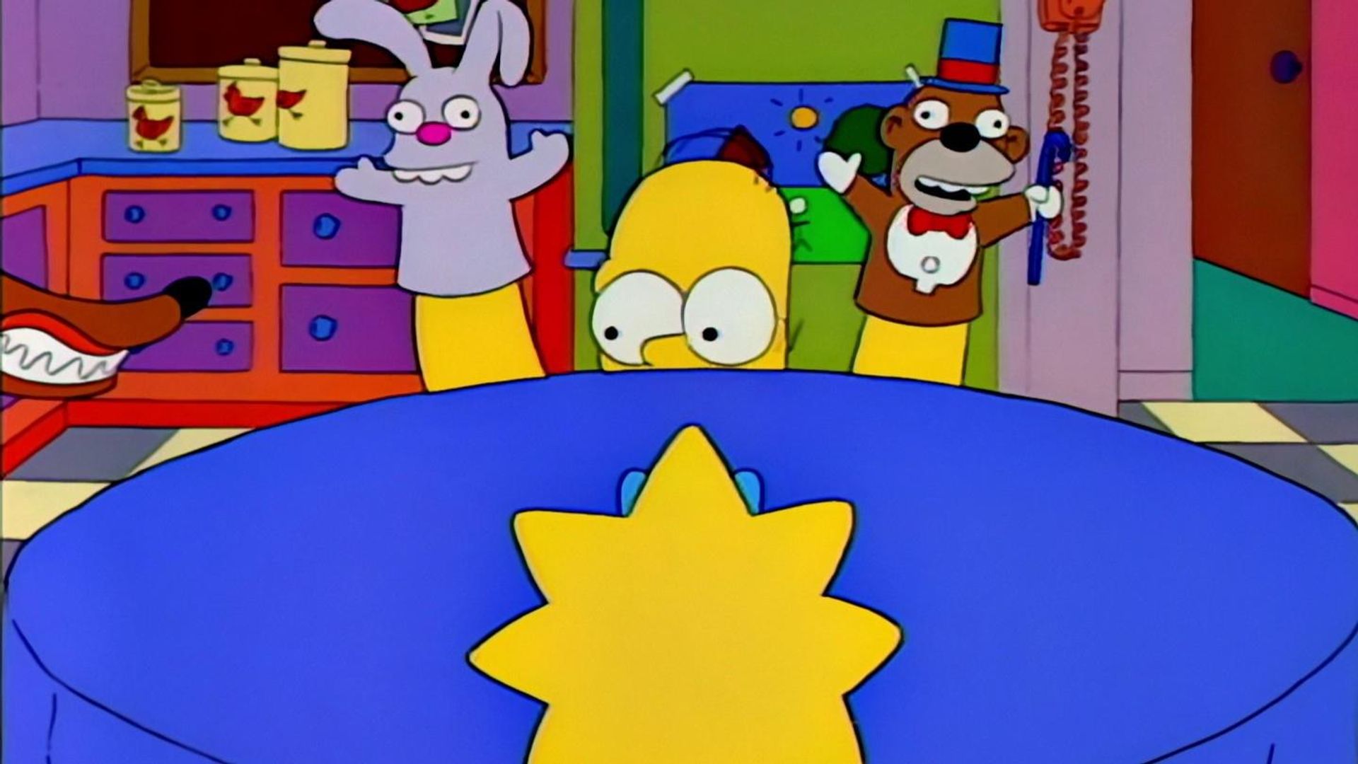 The Simpsons background