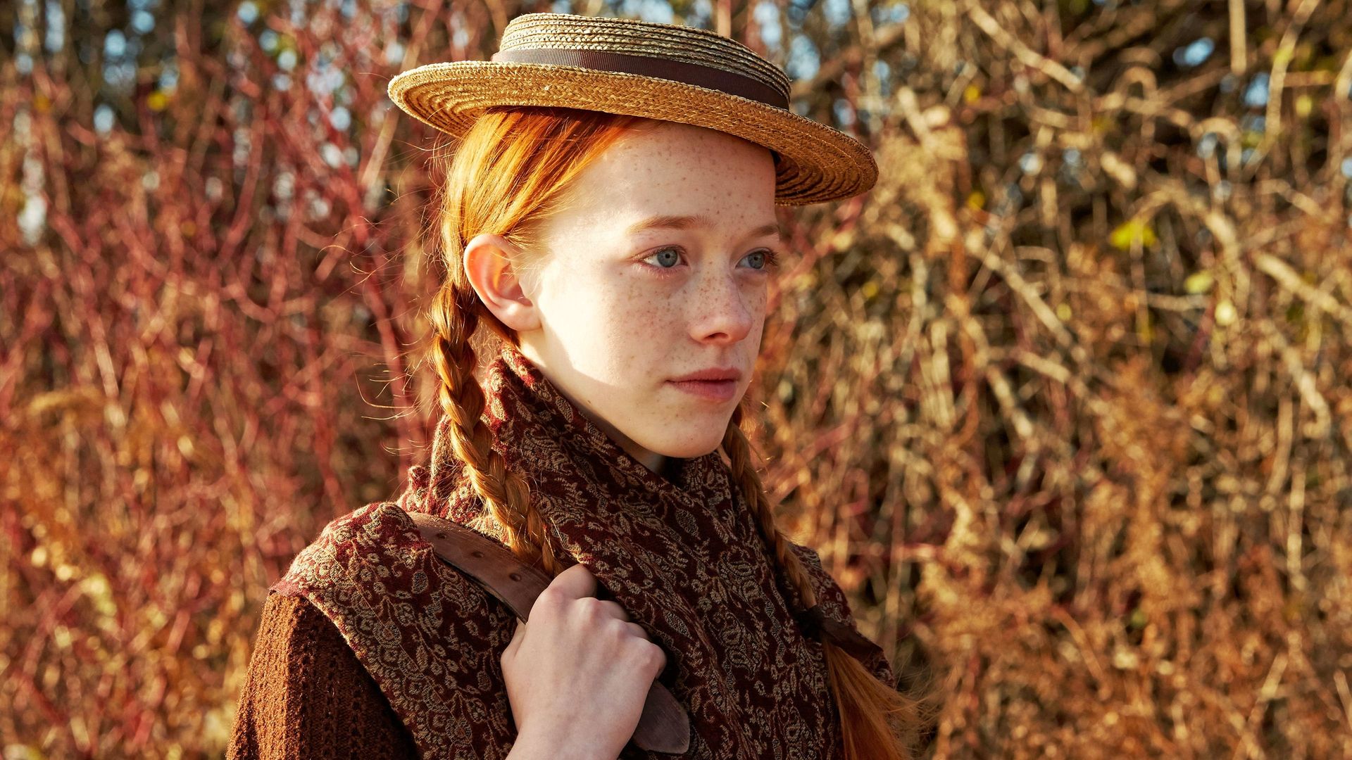 Anne with an E background