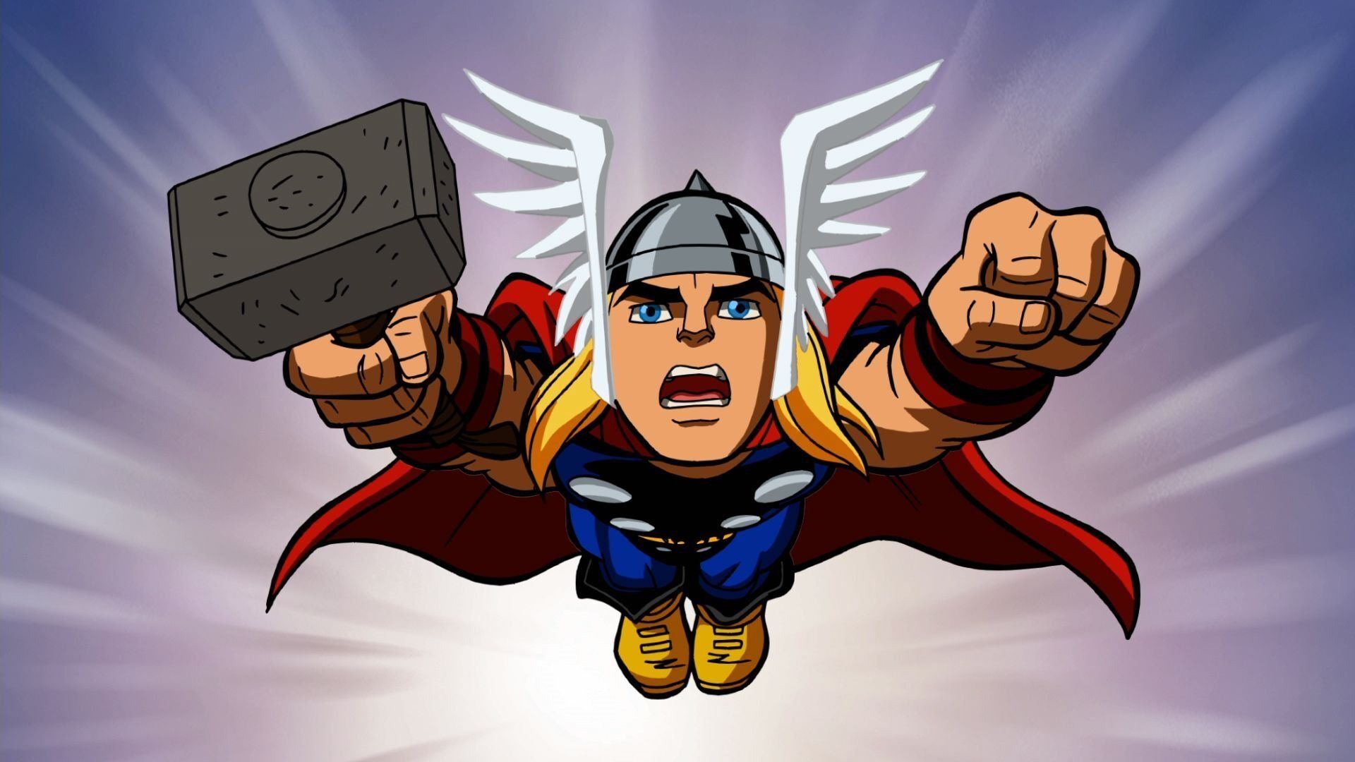 The Super Hero Squad Show background