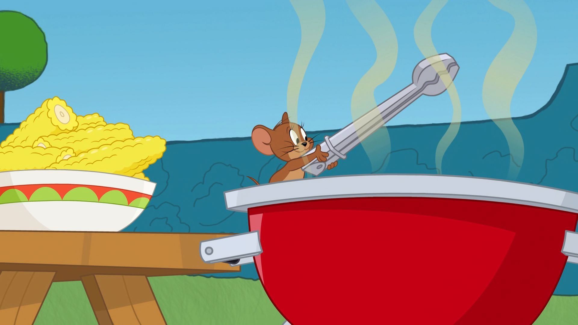 The Tom and Jerry Show background