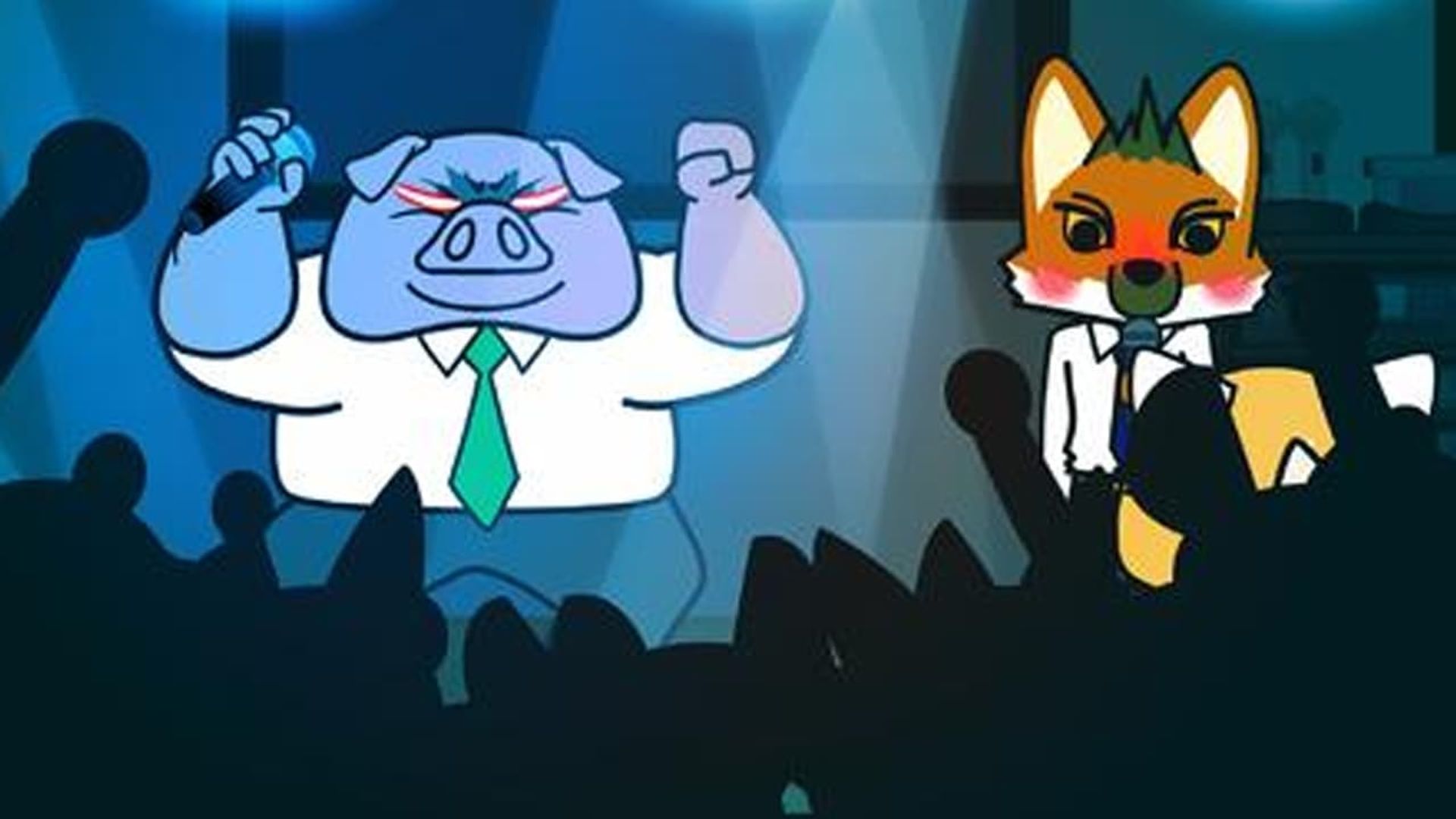 Aggretsuko background