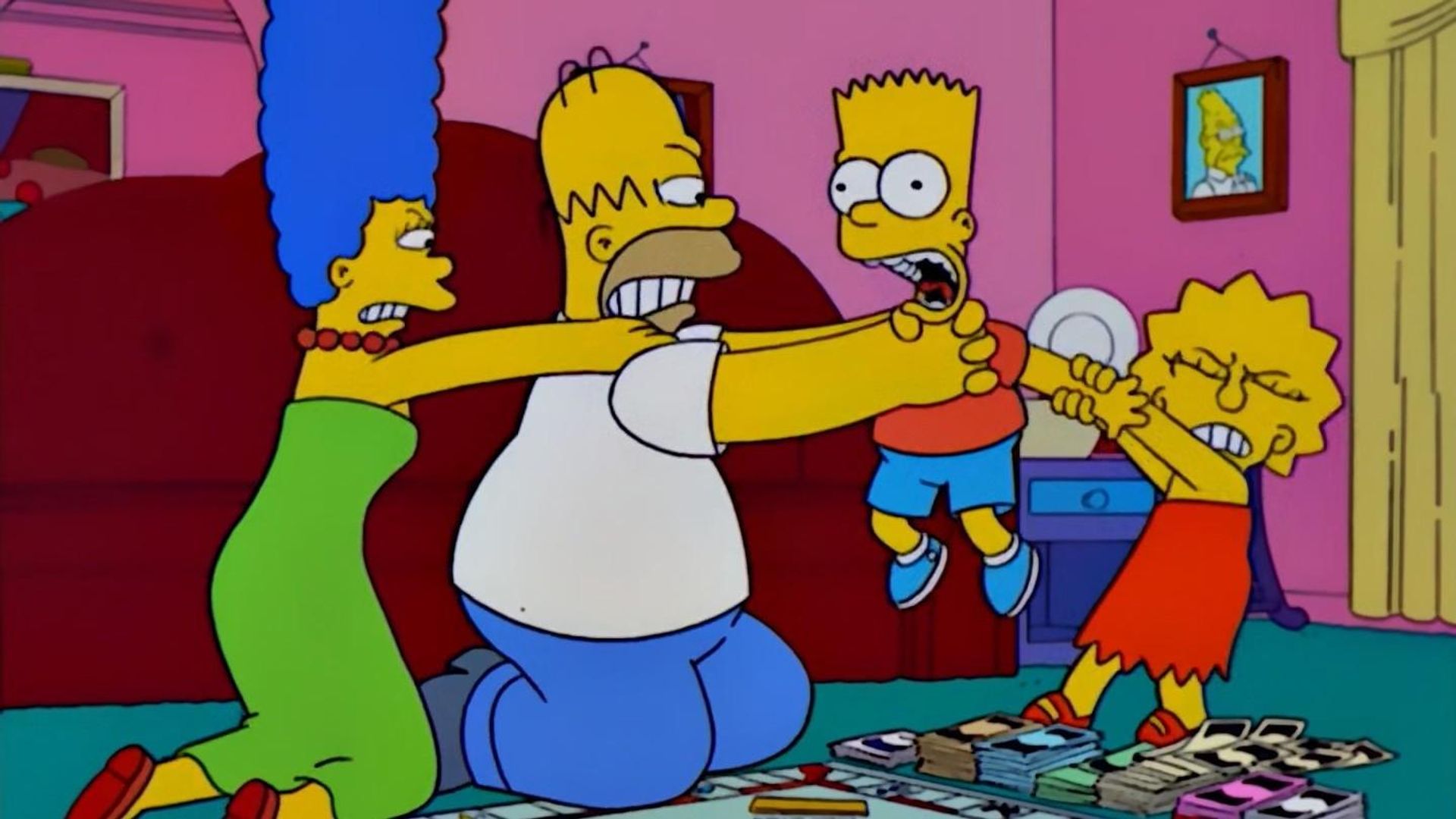 The Simpsons background