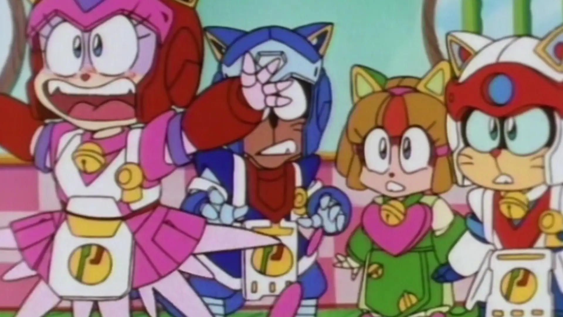 Samurai Pizza Cats background