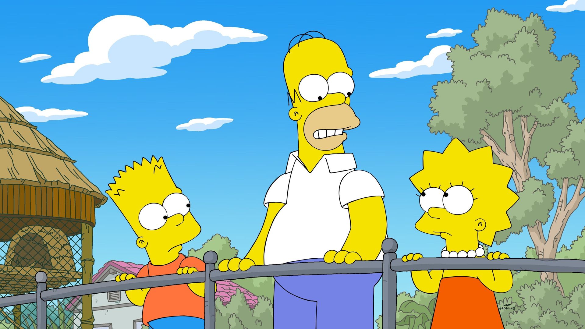 The Simpsons background