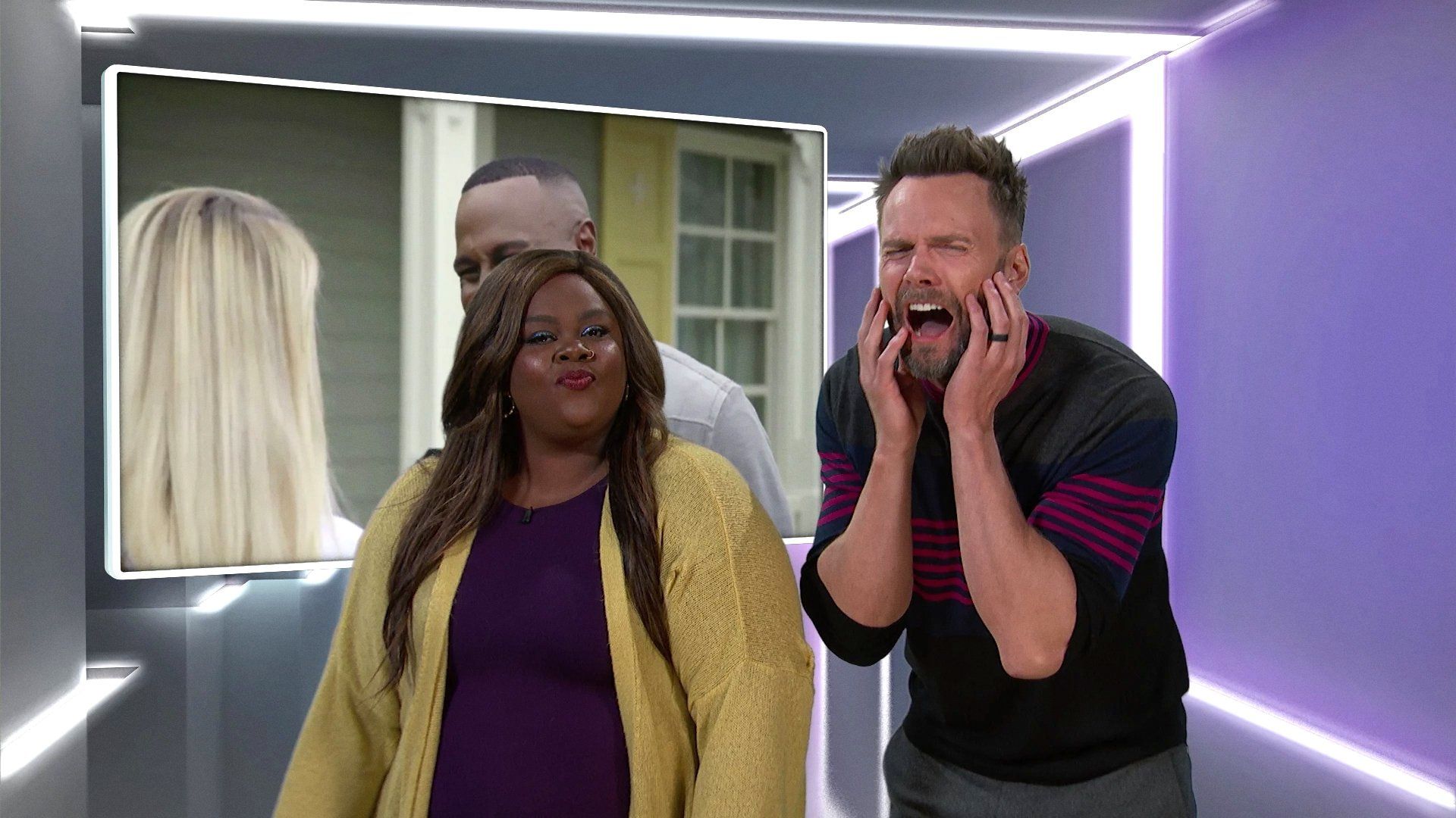 The Joel McHale Show with Joel McHale background