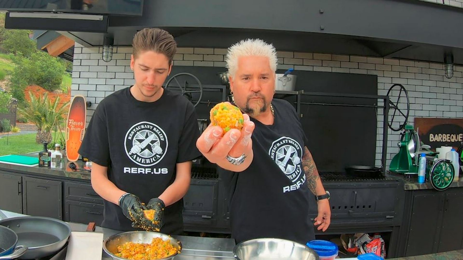 Diners, Drive-ins and Dives background