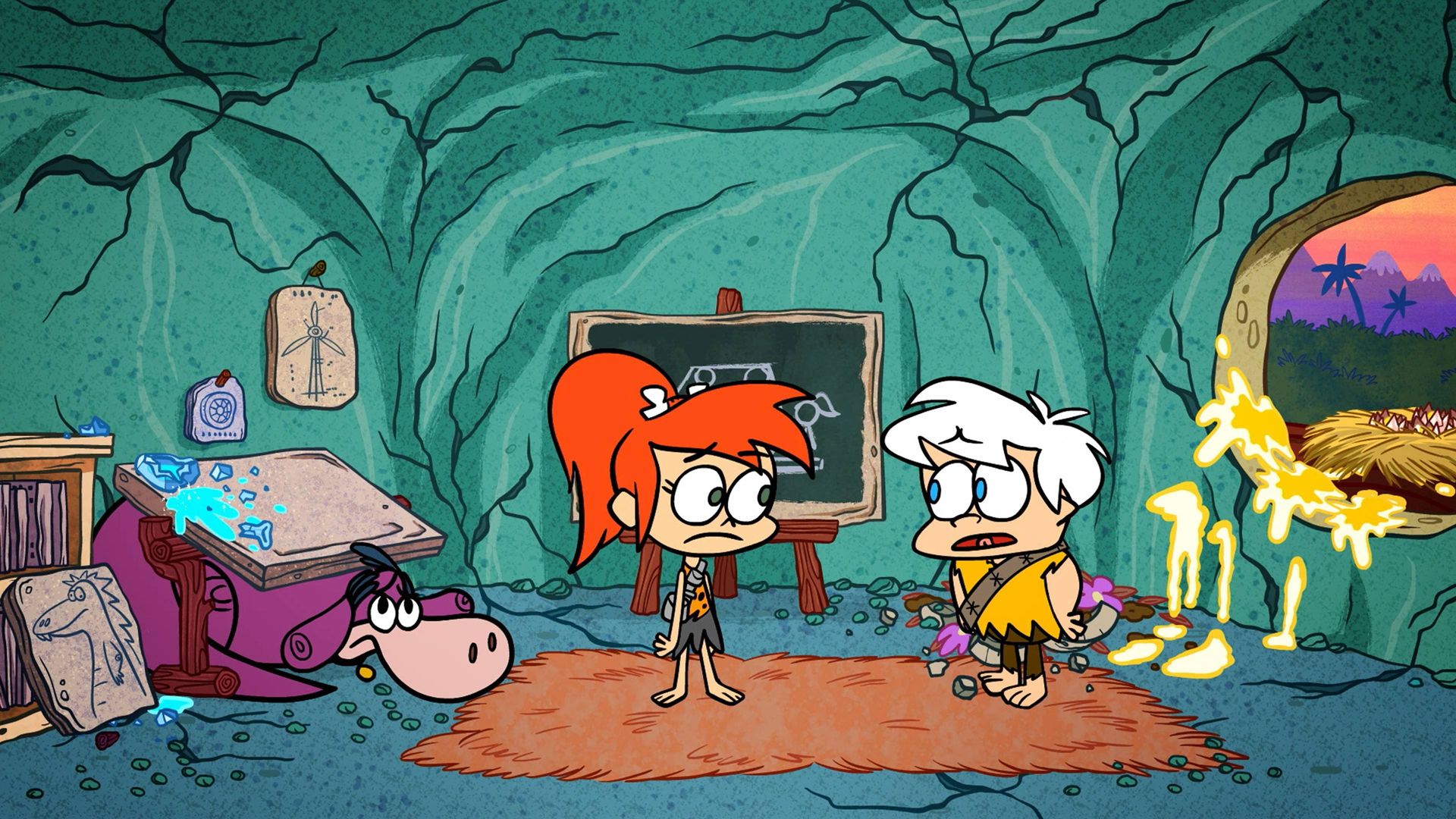 Yabba-Dabba Dinosaurs! background
