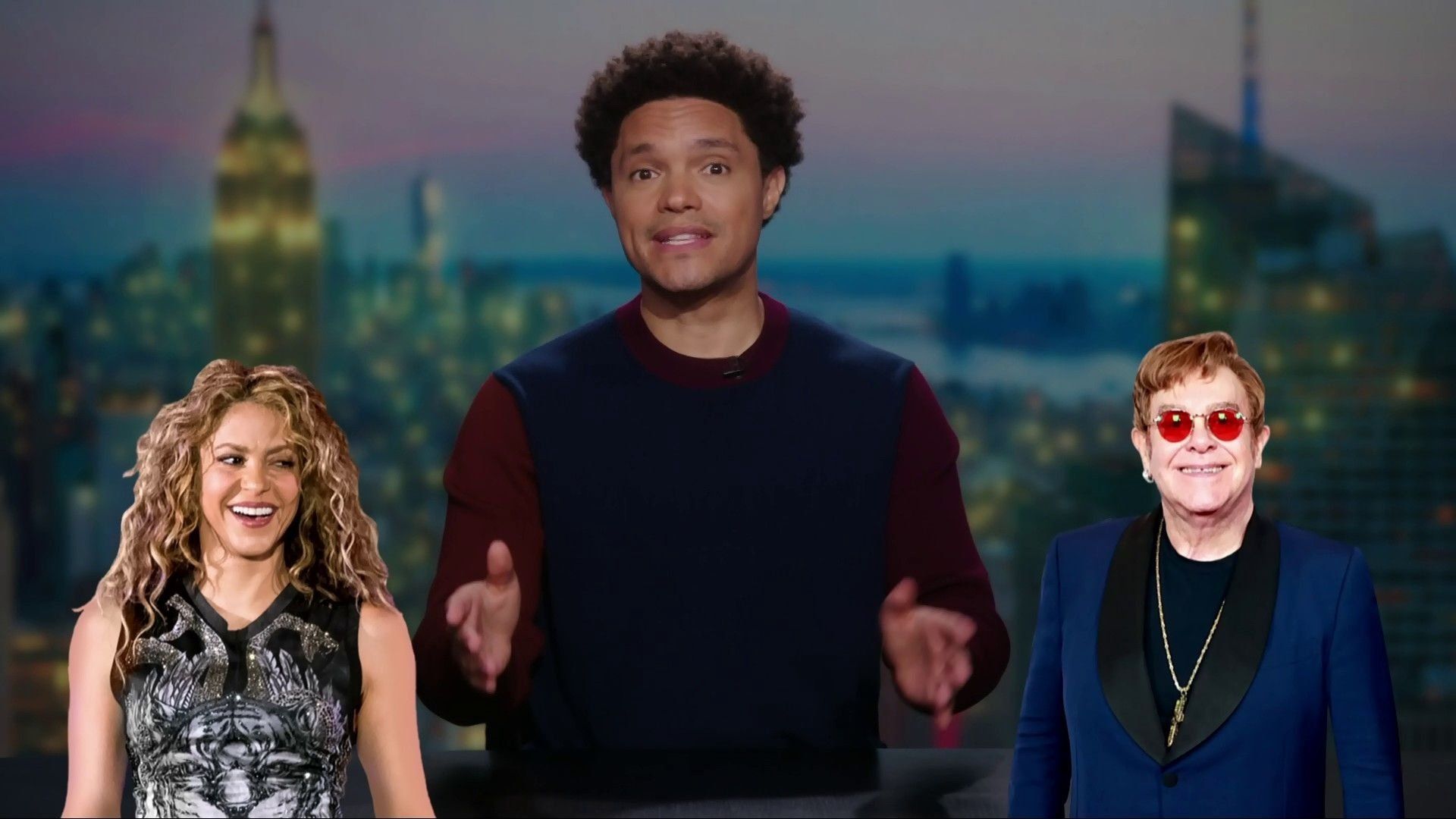 The Daily Show background