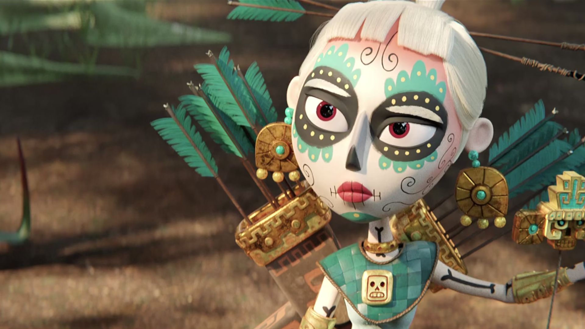 Maya and the Three background