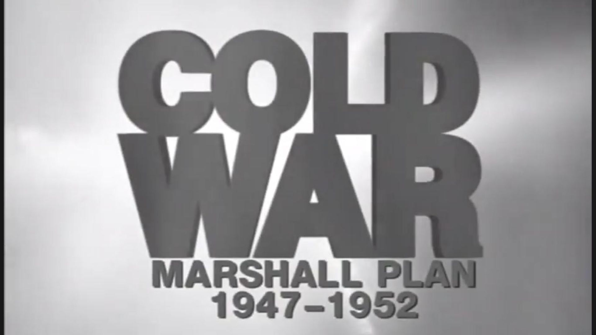 Cold War background